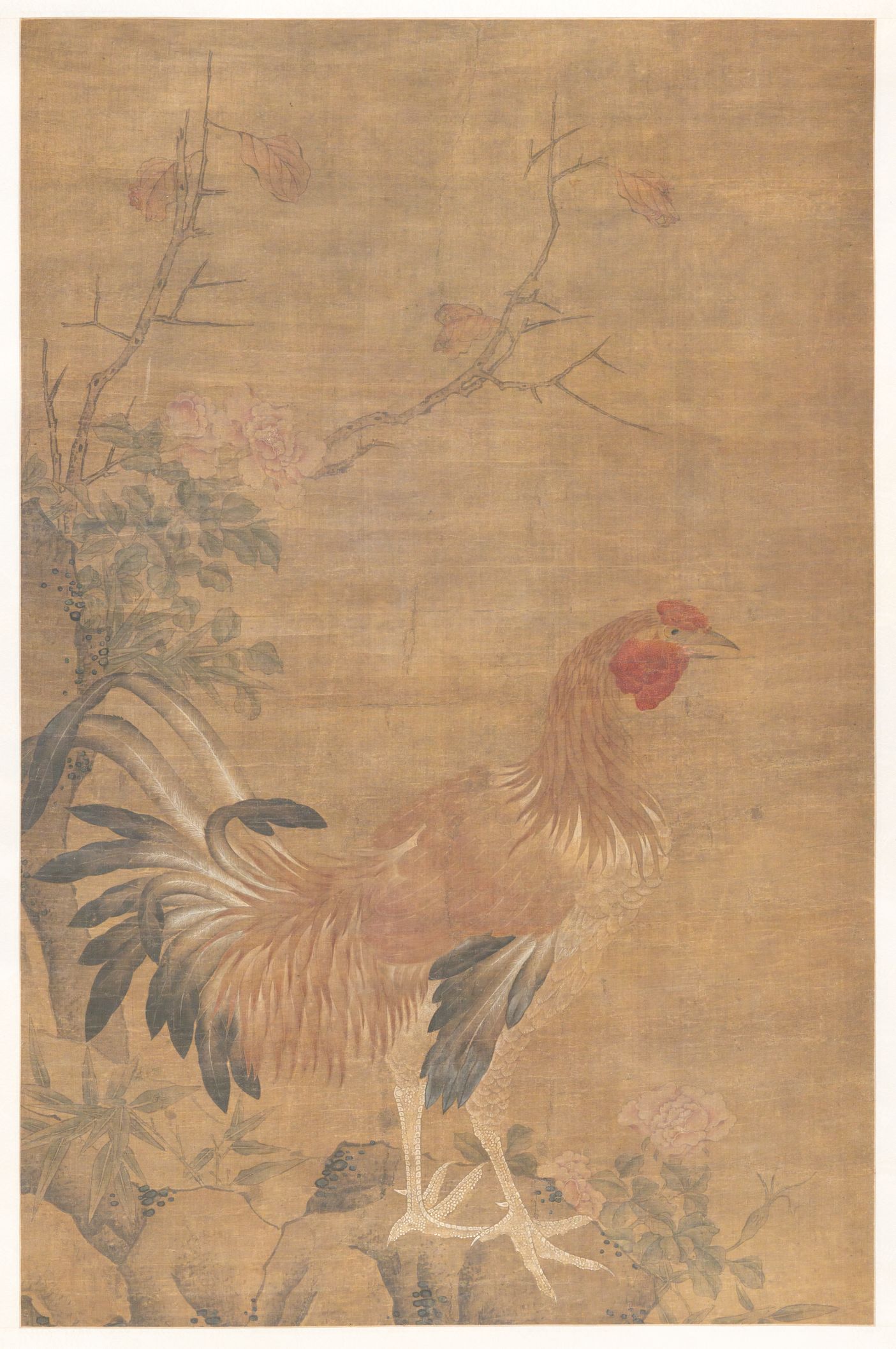 蔷薇雄鸡图轴缩略图