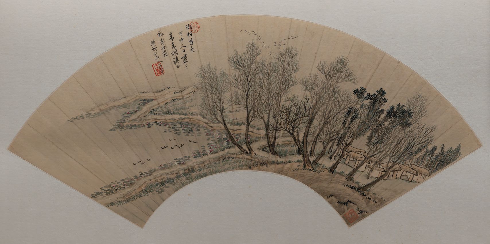 湖村暮色图缩略图
