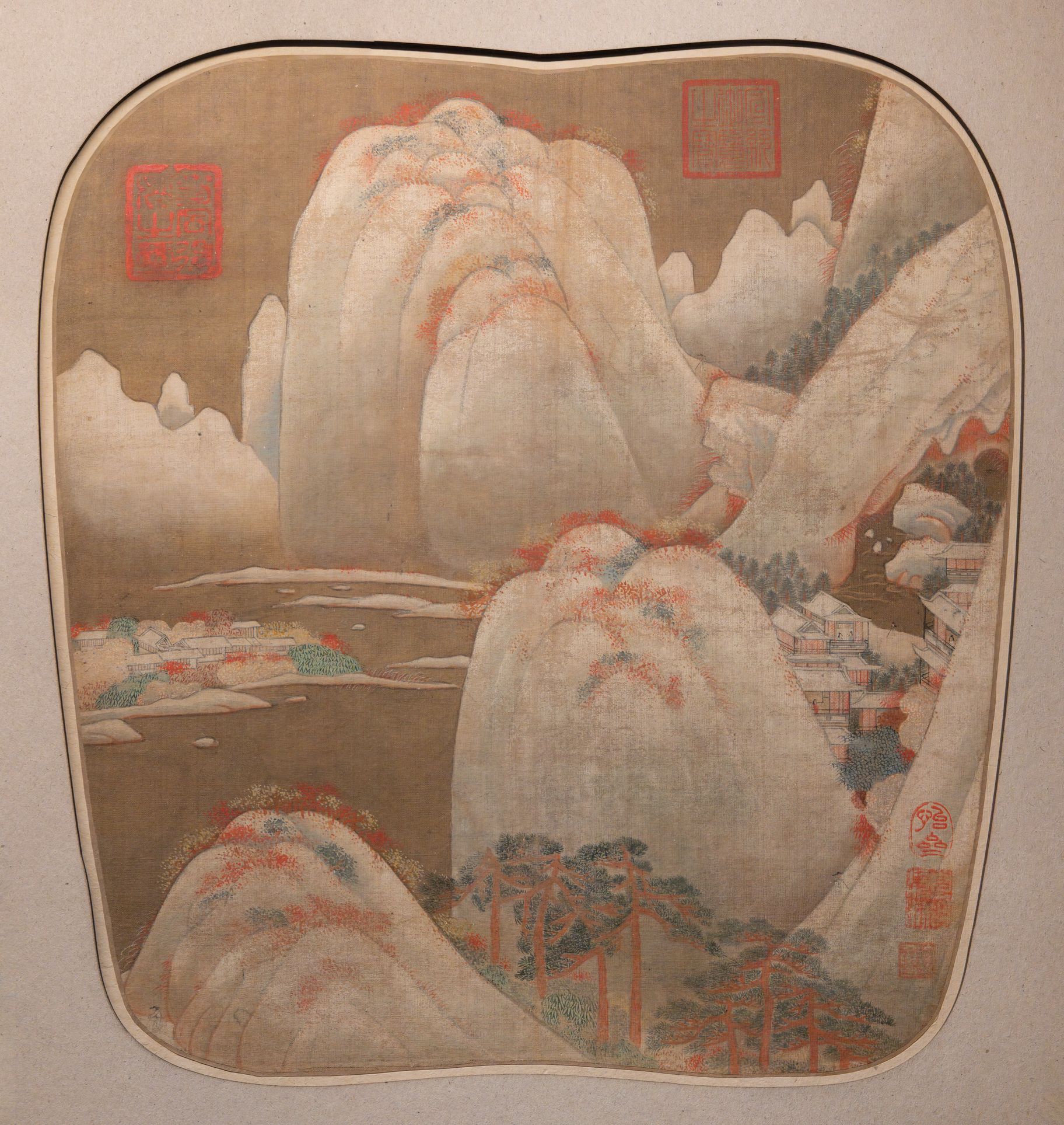 雪霁图扇页缩略图