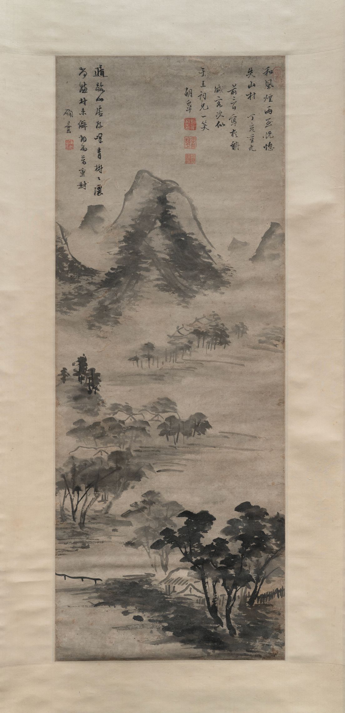 雨景图轴预览图