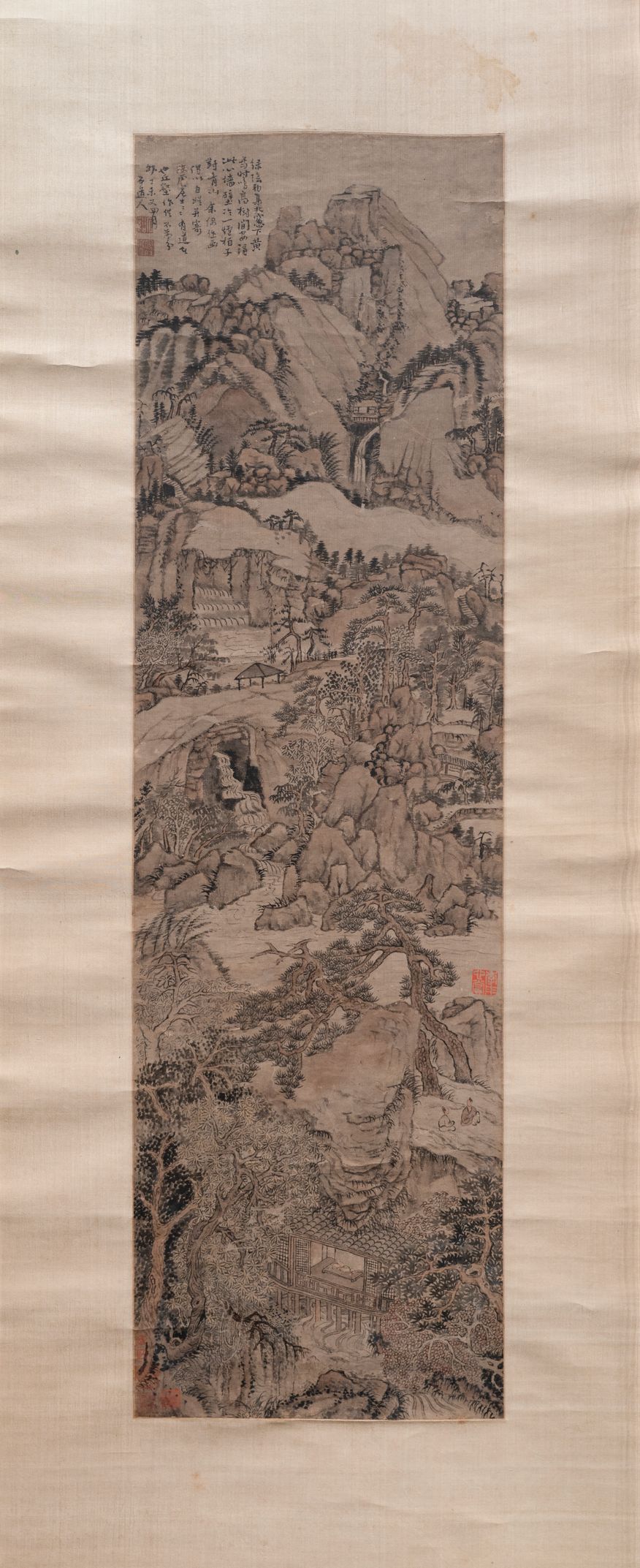 水阁山亭图轴缩略图