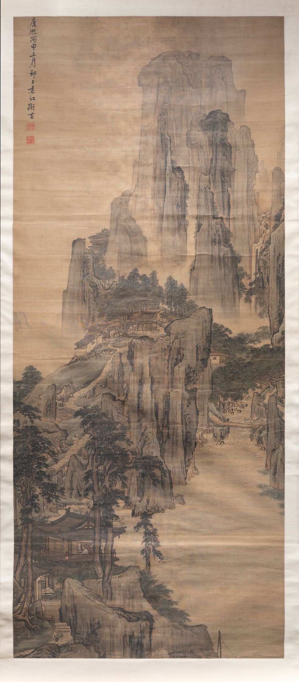 临江水阁图轴缩略图