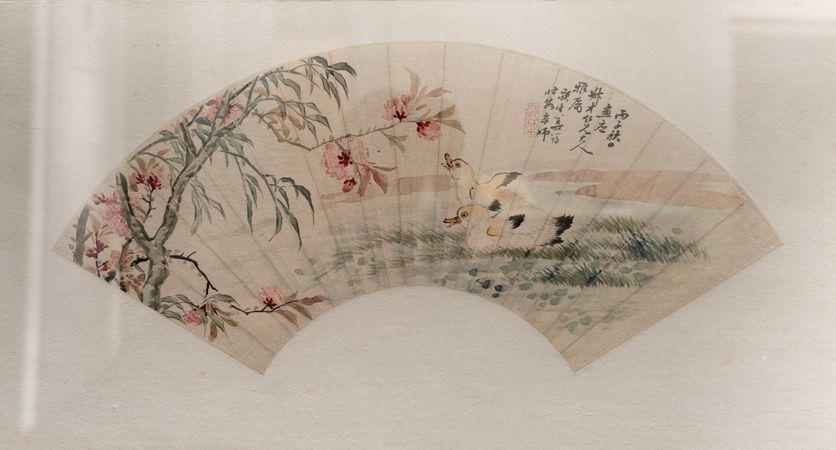 桃花雏鸭图缩略图
