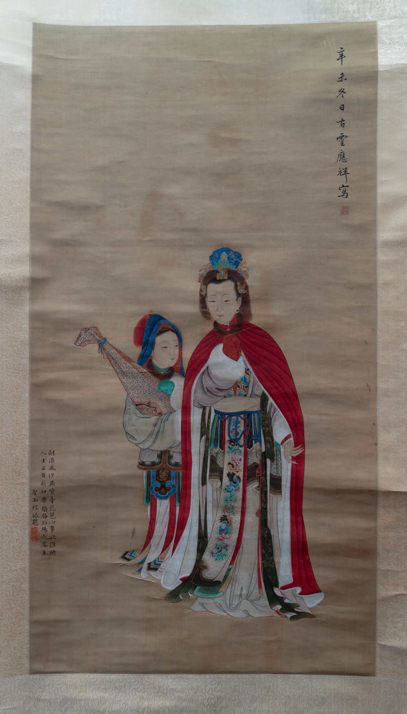 昭君出塞图轴预览图