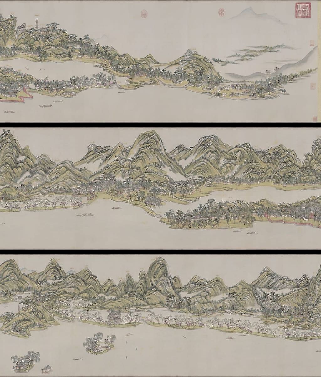 西湖十景图预览图