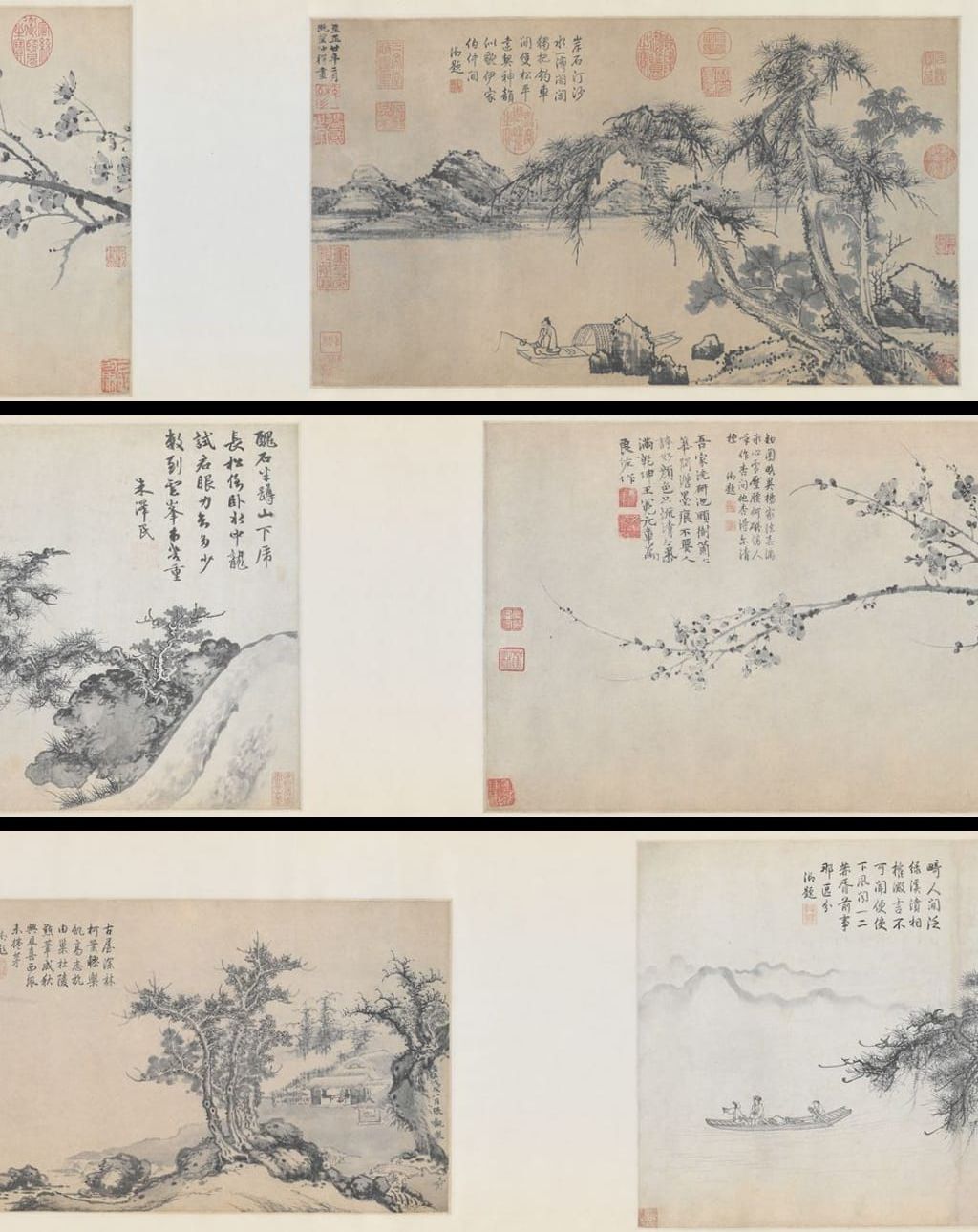 五家合绘卷预览图