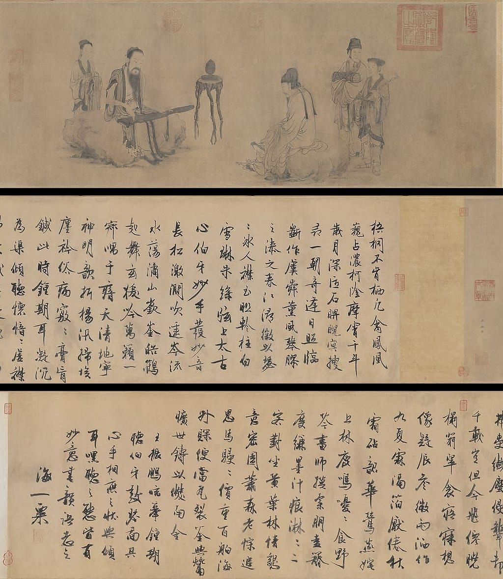 伯牙鼓琴图预览图