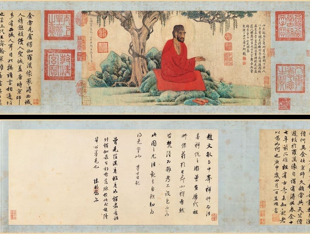 红衣罗汉图预览图