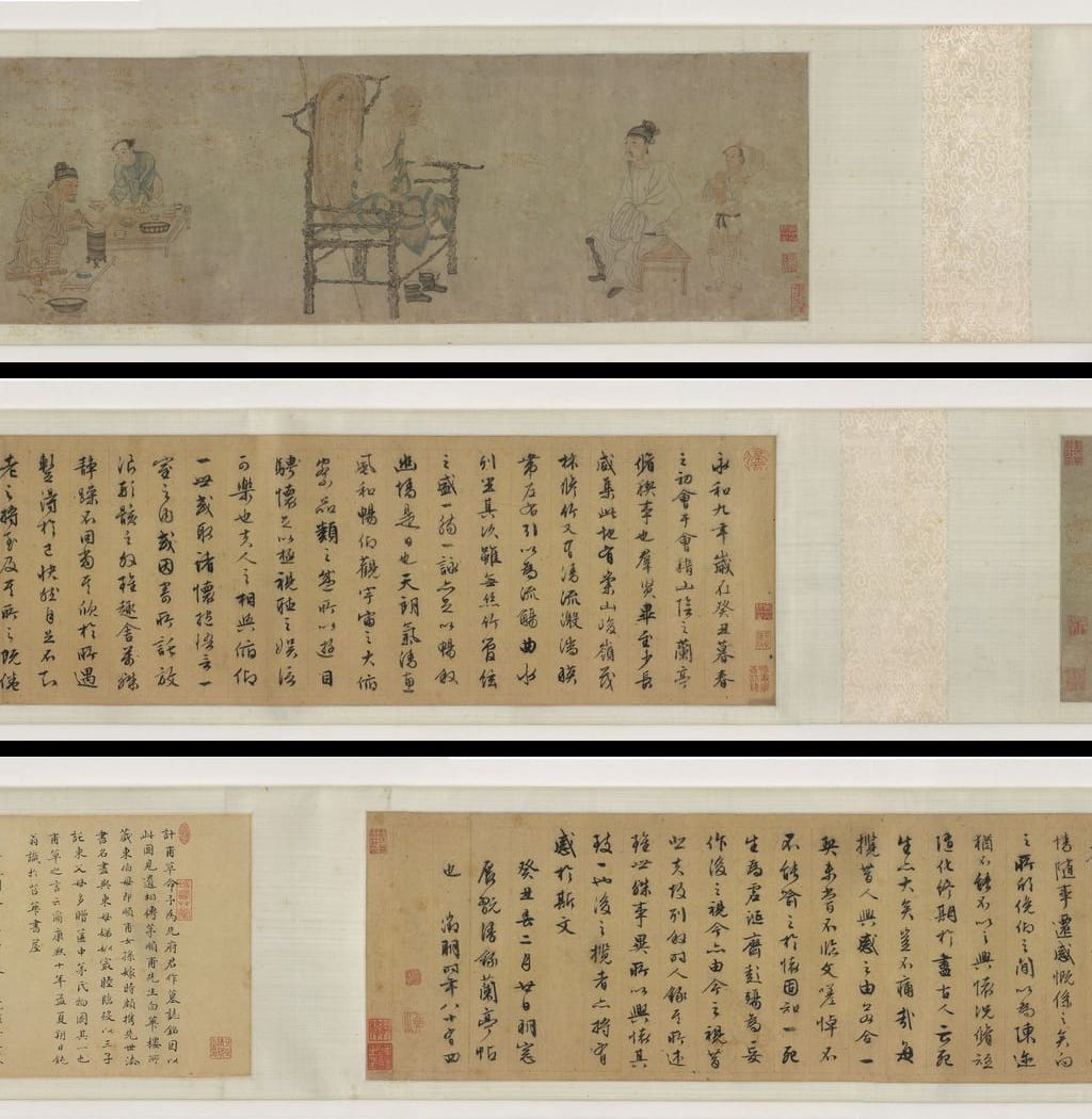 萧翼智赚兰亭序图卷预览图