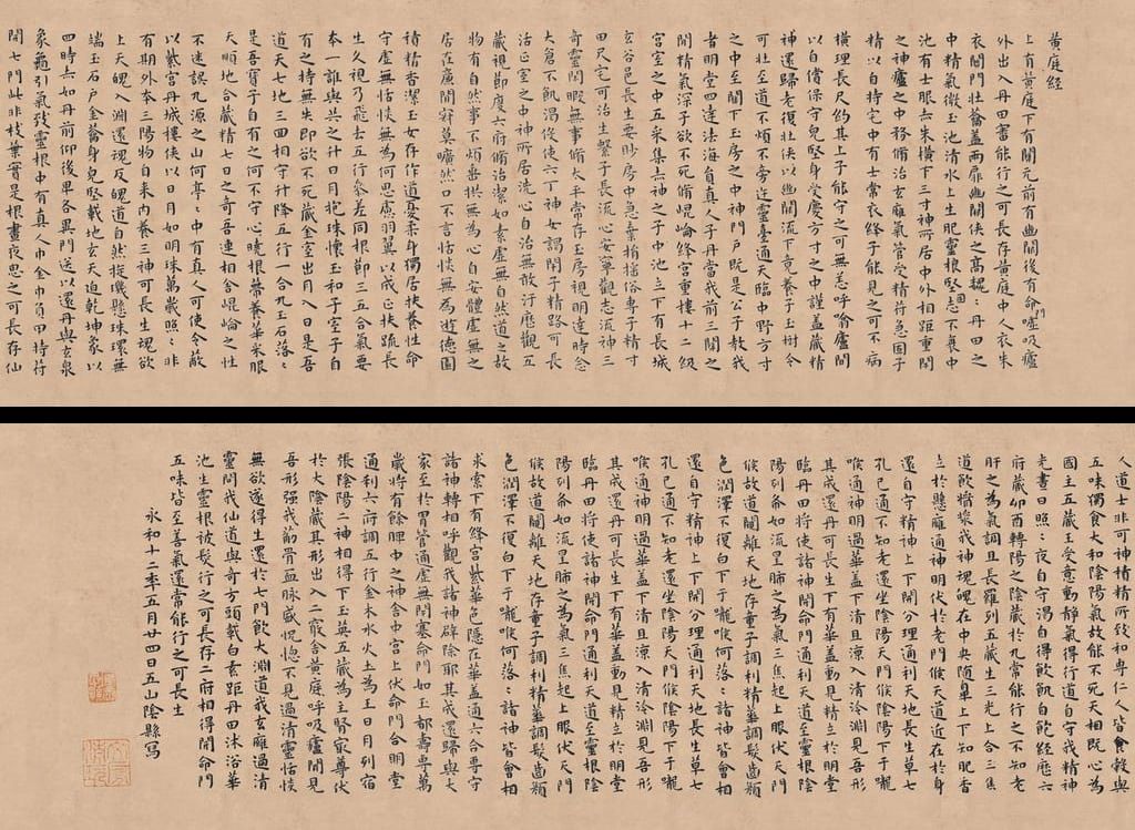 临王羲之黄庭经预览图