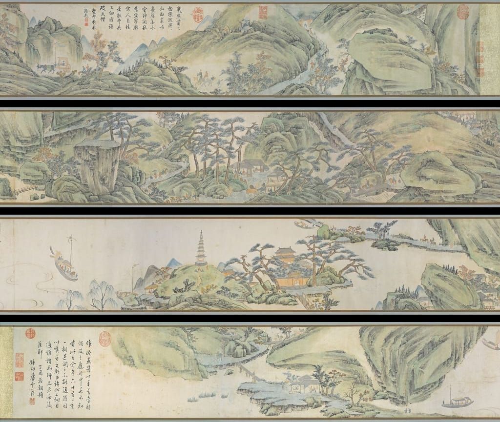 秋山行旅图预览图