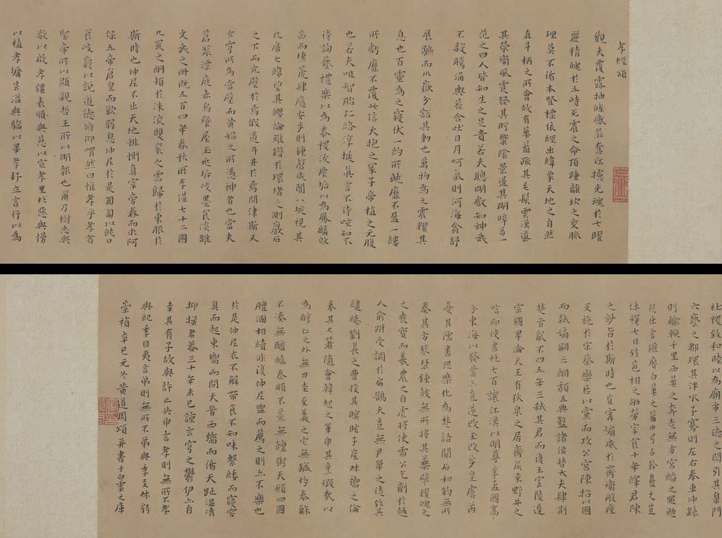 小楷《孝经颂》预览图