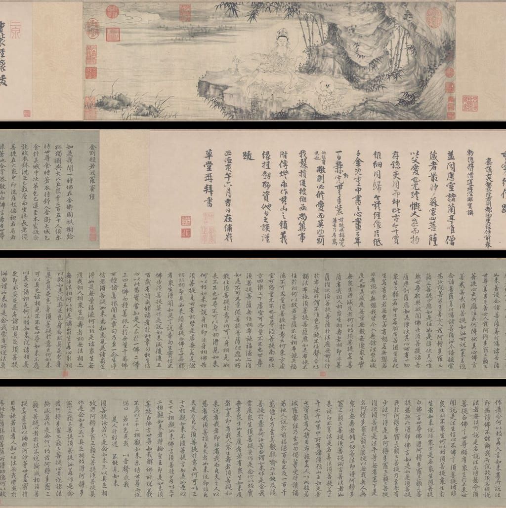画观音书金刚经合璧预览图