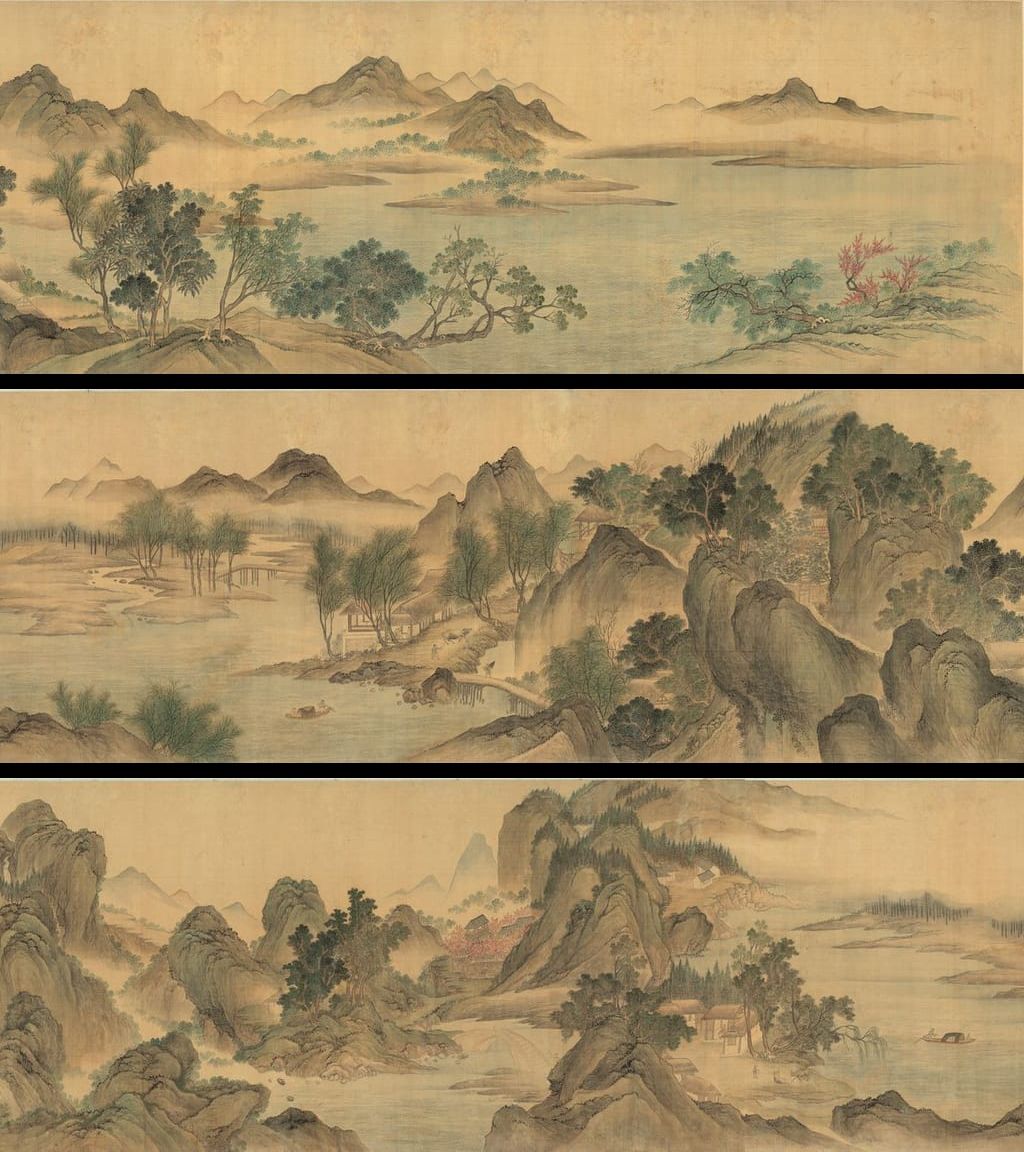 湖山春暖图预览图