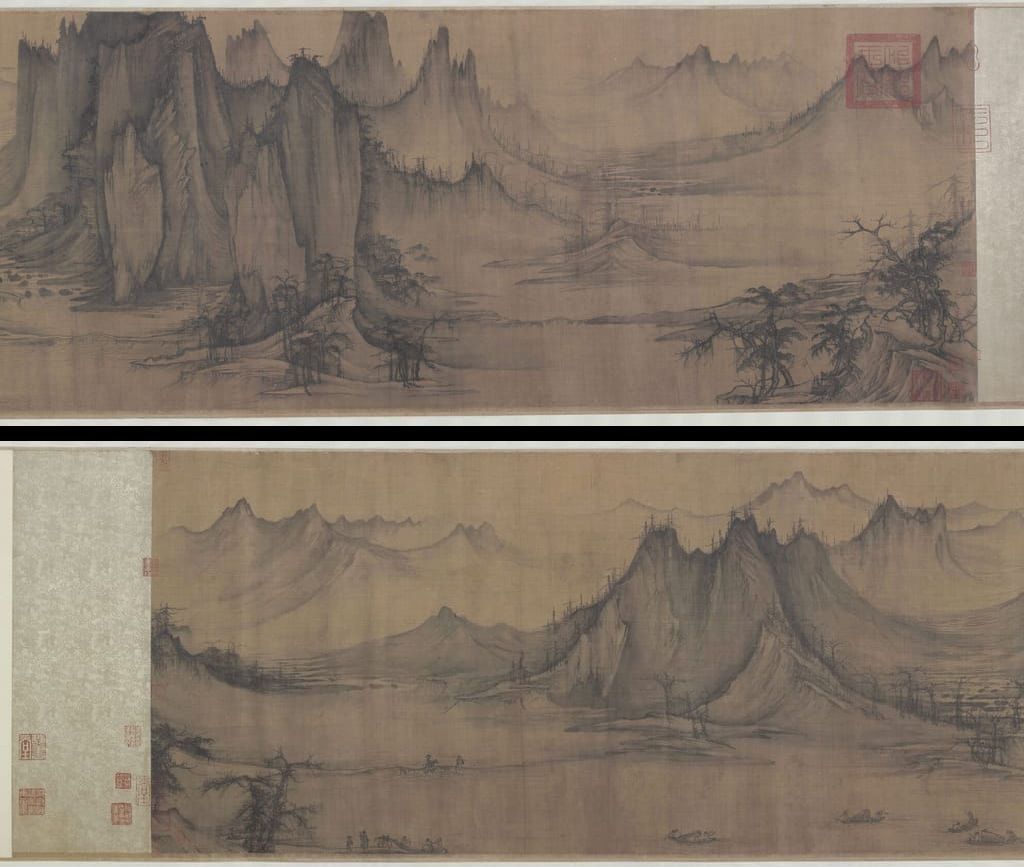 秋江渔艇图缩略图