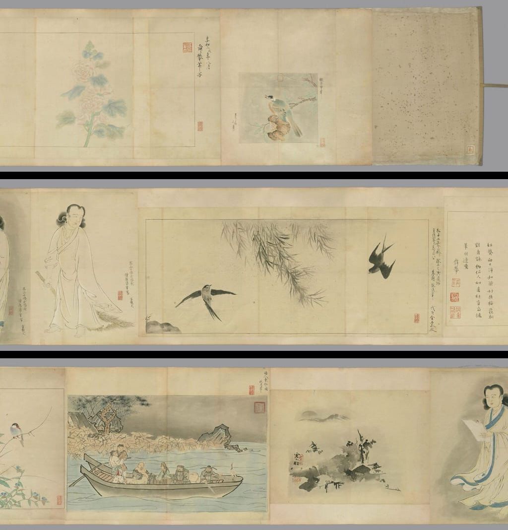 明清仿古粉本花鸟卷1缩略图