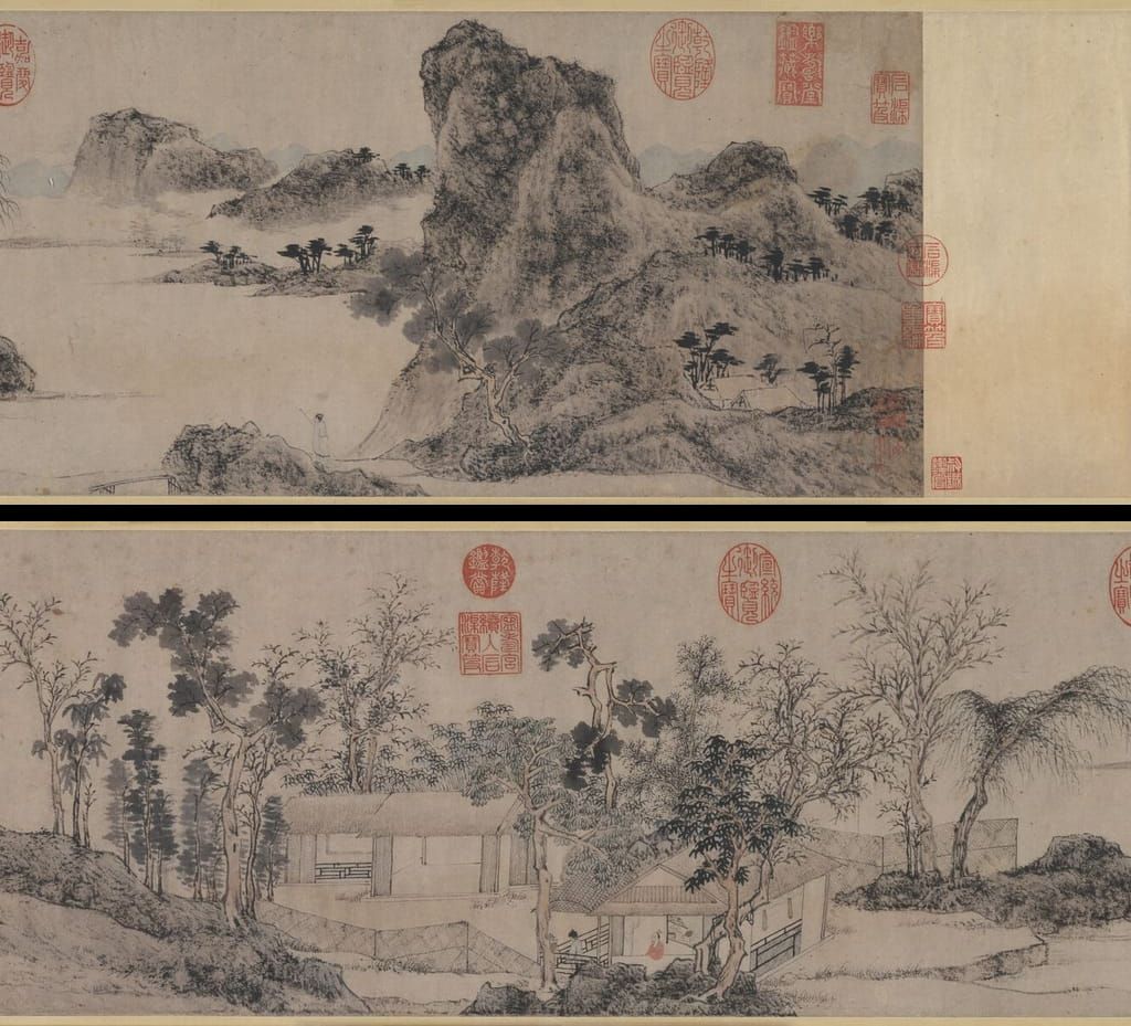 林榭煎茶图预览图