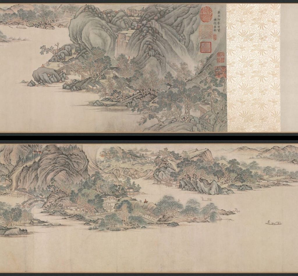 迎春图（江乡胜景图）预览图