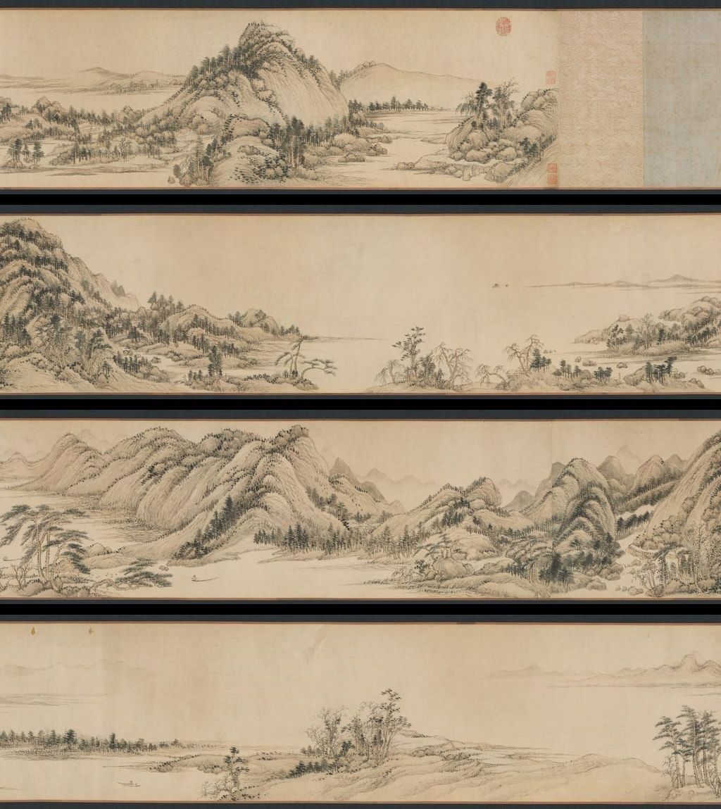 仿黄公望富春山居图预览图