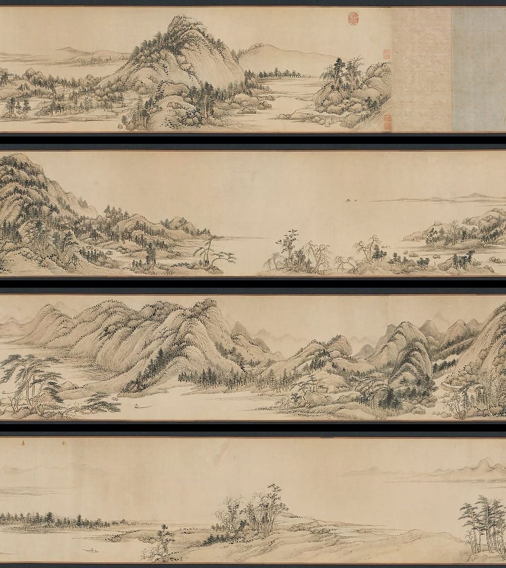 仿黄公望富春山居图预览图