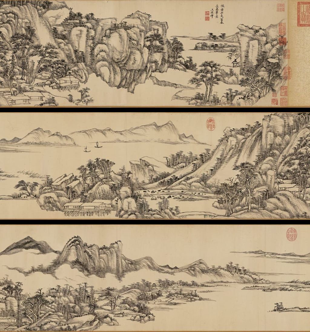 仿黄子久富春长卷预览图