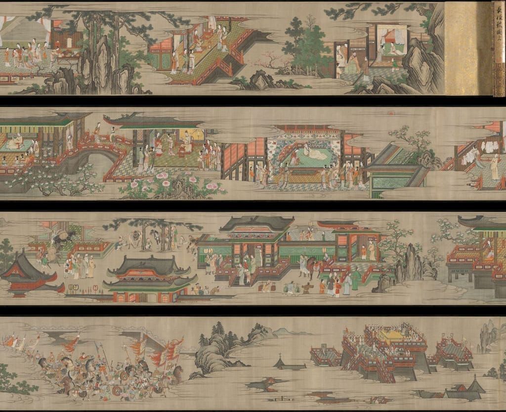 长恨歌图卷十七世纪（上卷）缩略图