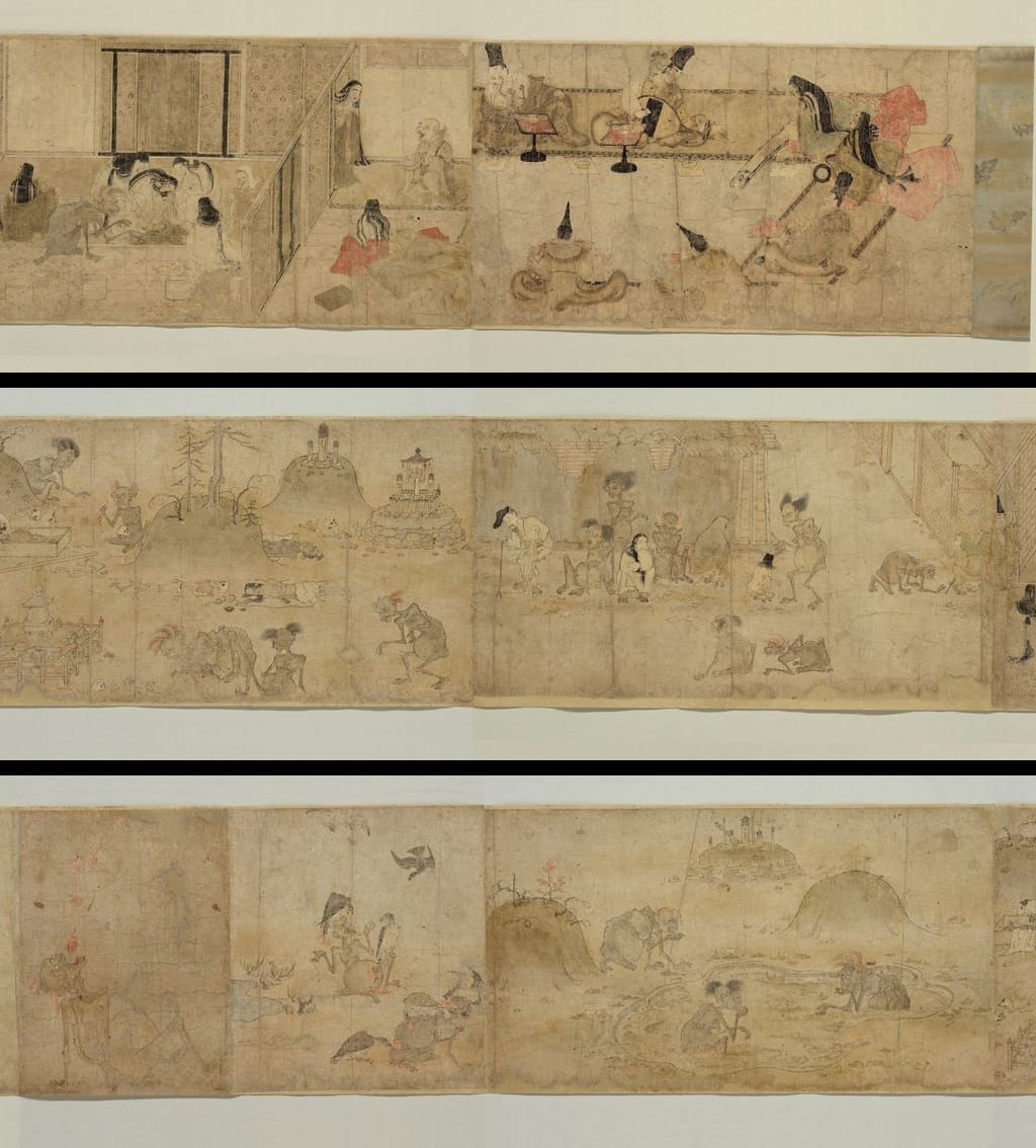 平安时代 恶鬼草纸预览图