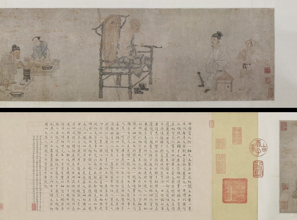 萧翼赚兰亭图预览图