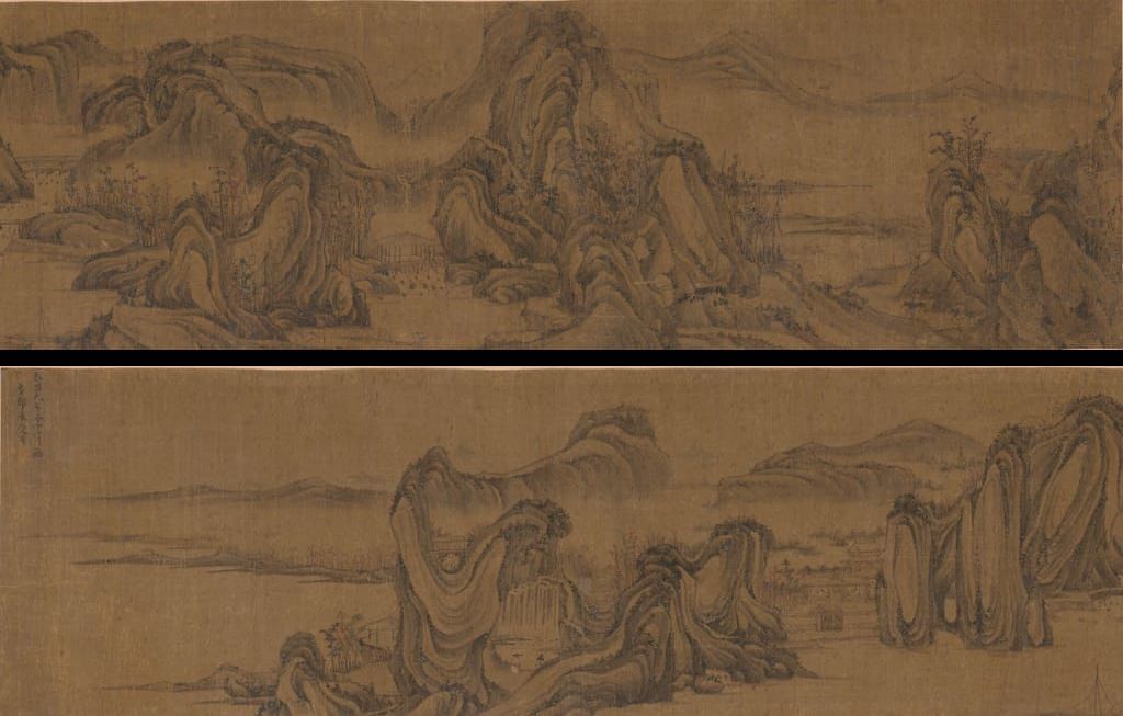 溪山飞瀑图预览图