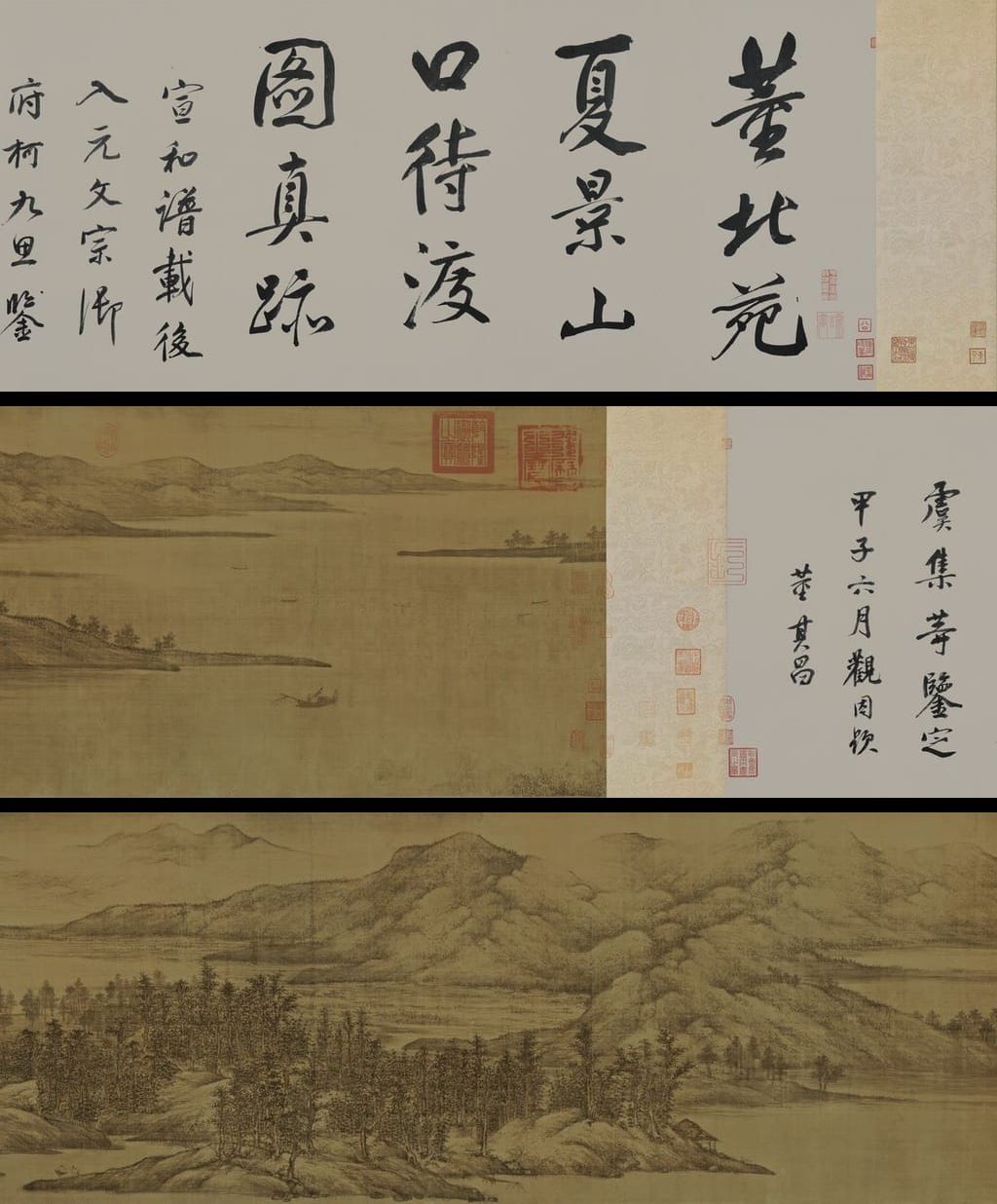 夏景山口待渡图缩略图