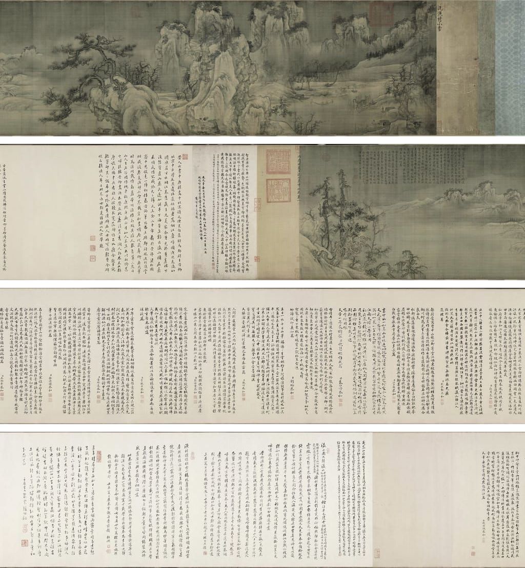 渔村小雪图预览图