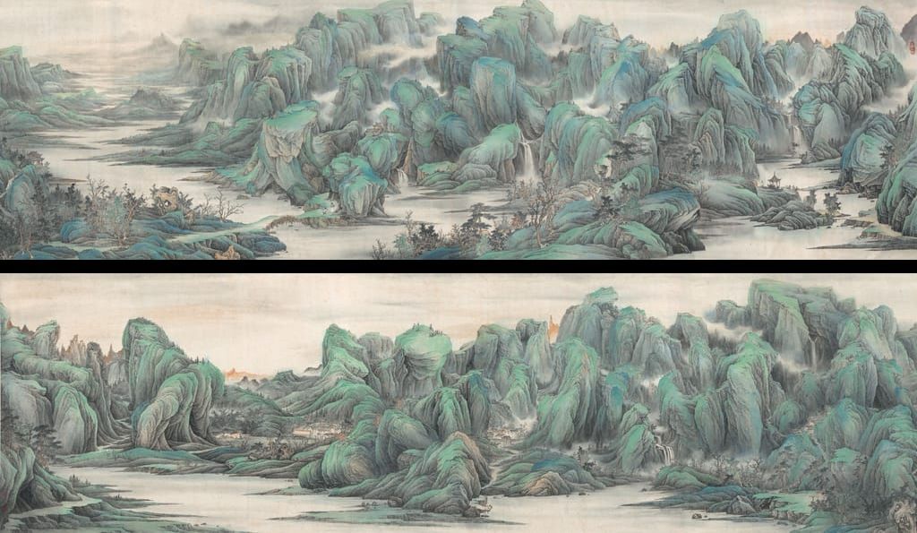 青绿山水图卷缩略图