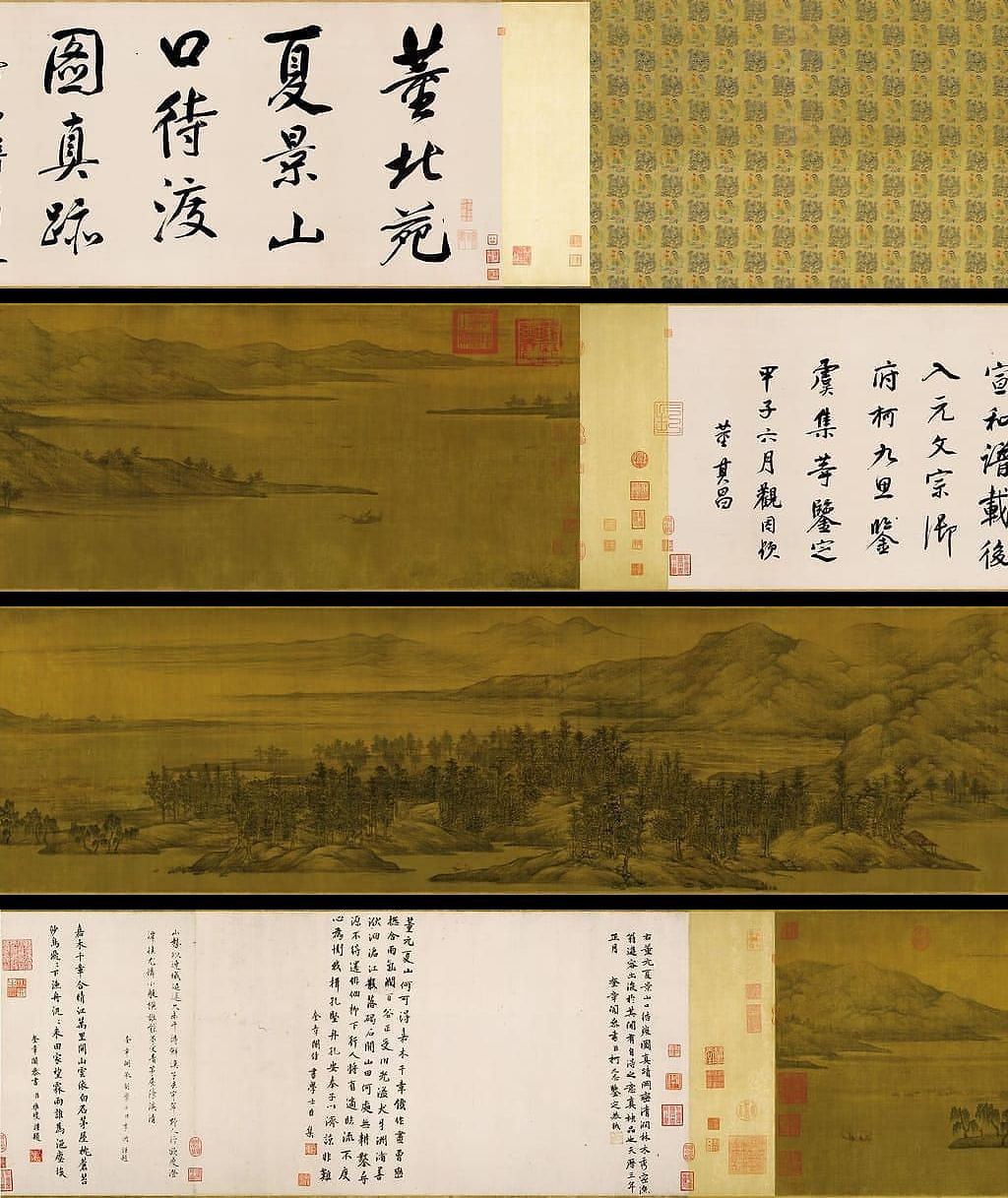 夏景山口待渡图预览图