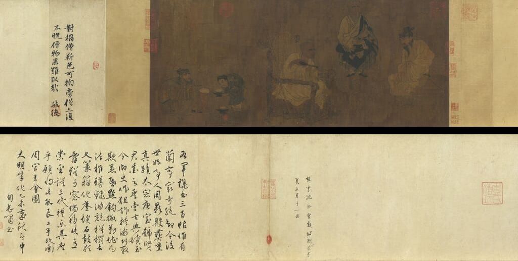 摹阎立本萧翼赚兰亭图预览图