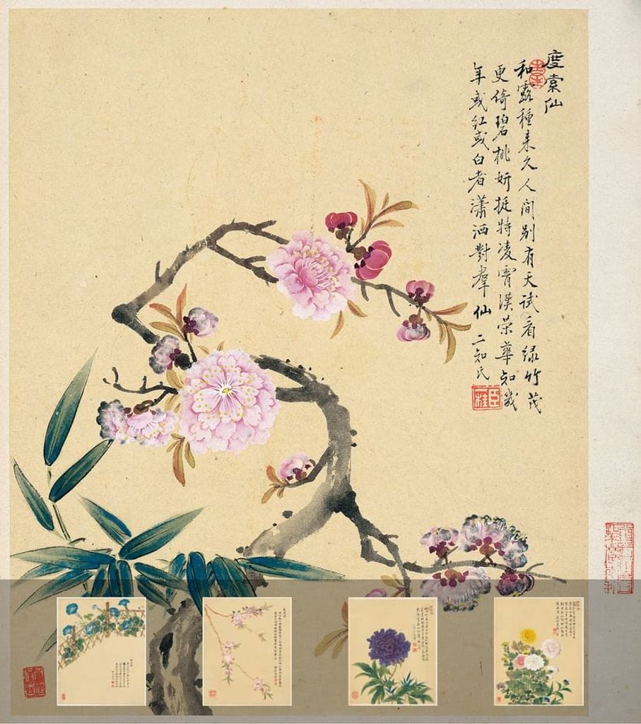 花卉八开预览图