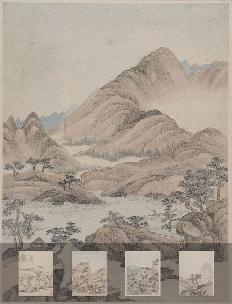 山水册页预览图