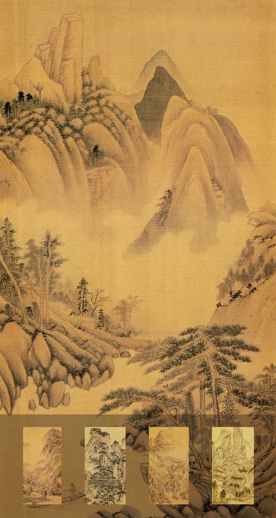 仿宋元人缩本画跋册预览图