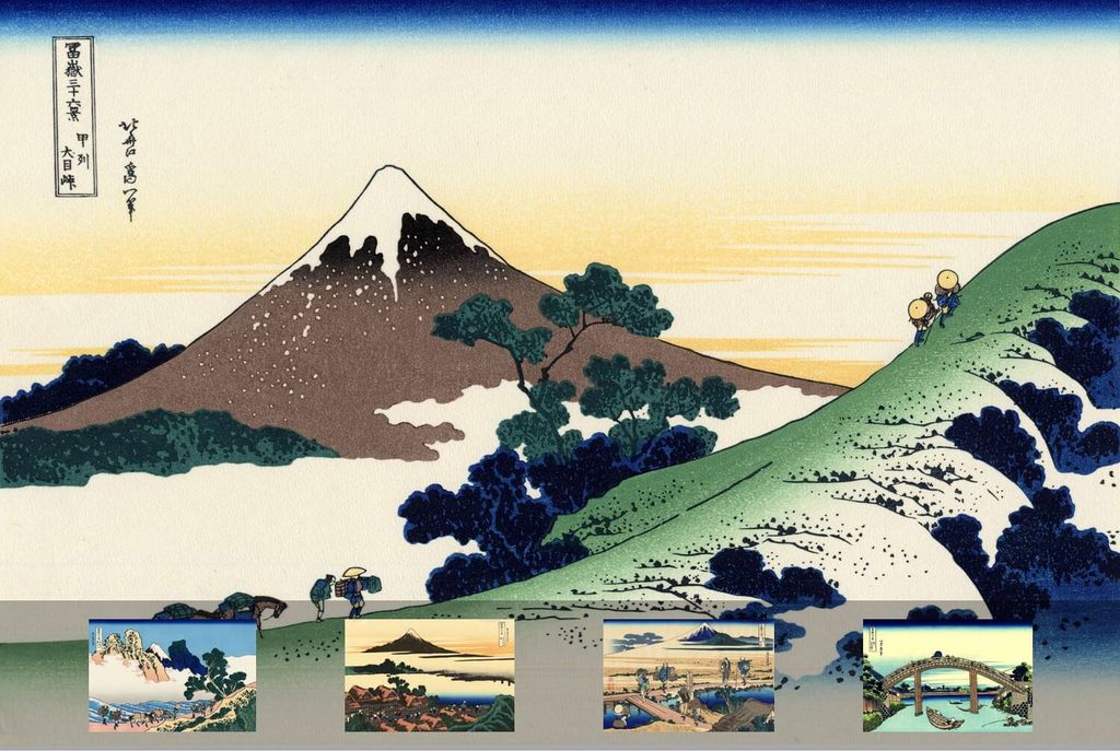 富岳三十六景.追加10景.共46景.葛饰北斋画缩略图