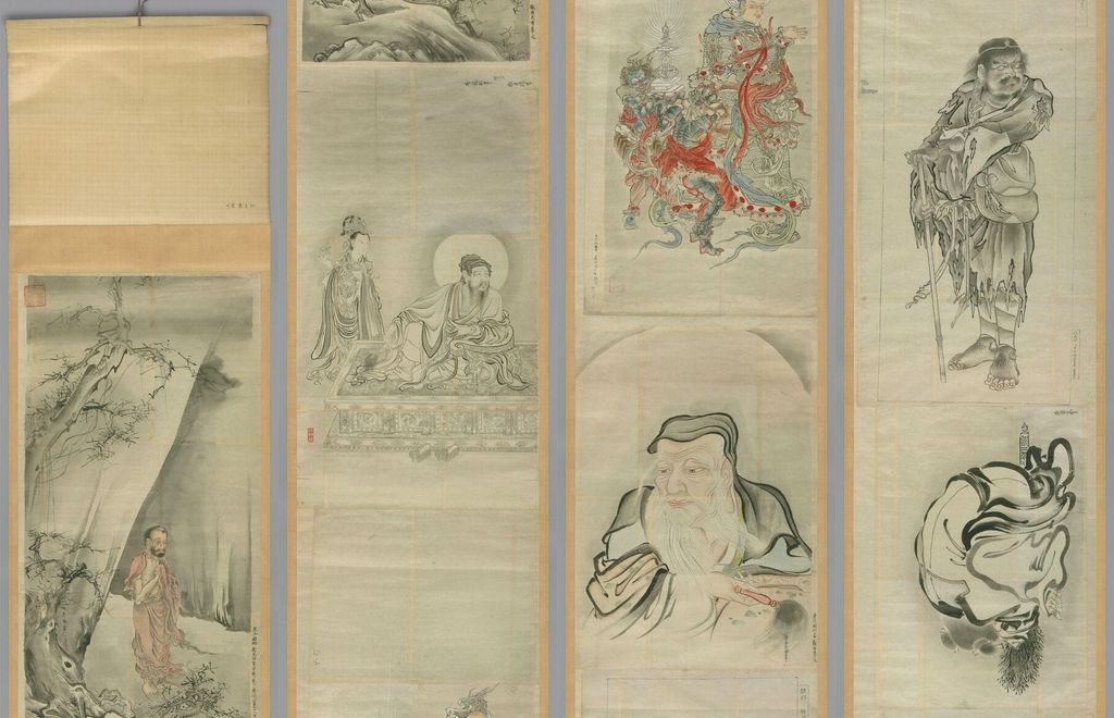 仿古粉本胜白人物预览图