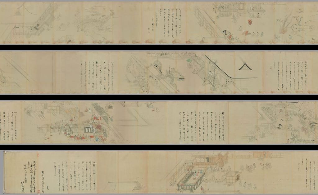 宫中行事图卷预览图