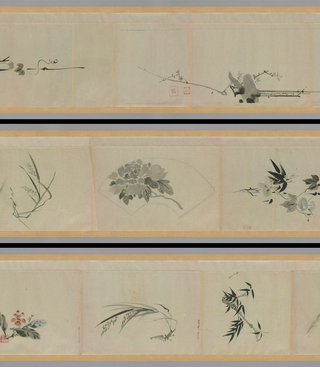 明清仿古粉本-8- 胜白 古典花卉卷预览图