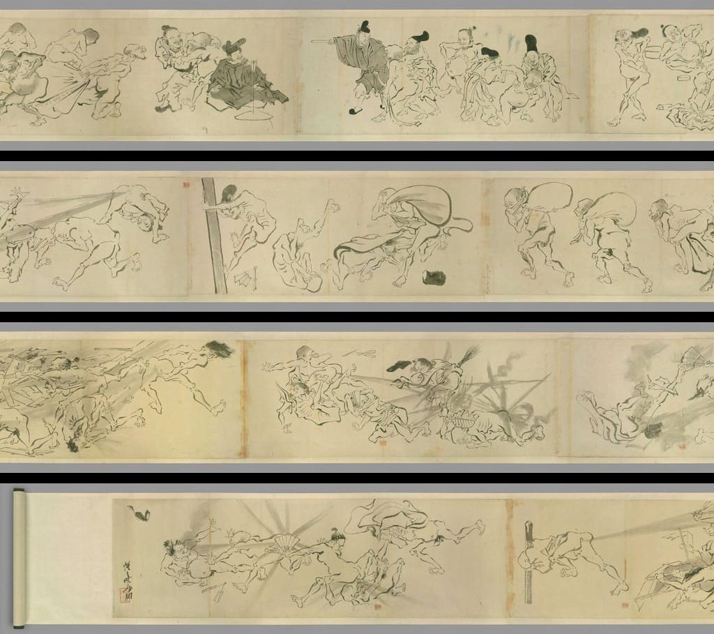 明清日本古画粉本-妖怪出行卷缩略图