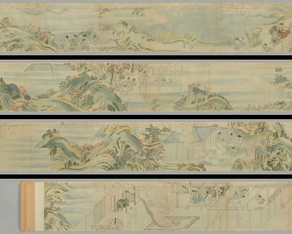 鸟羽僧正觉猷 信贵山缘起绘卷-1预览图