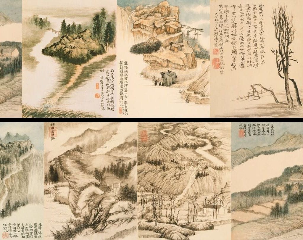 山水册纸本8帧预览图