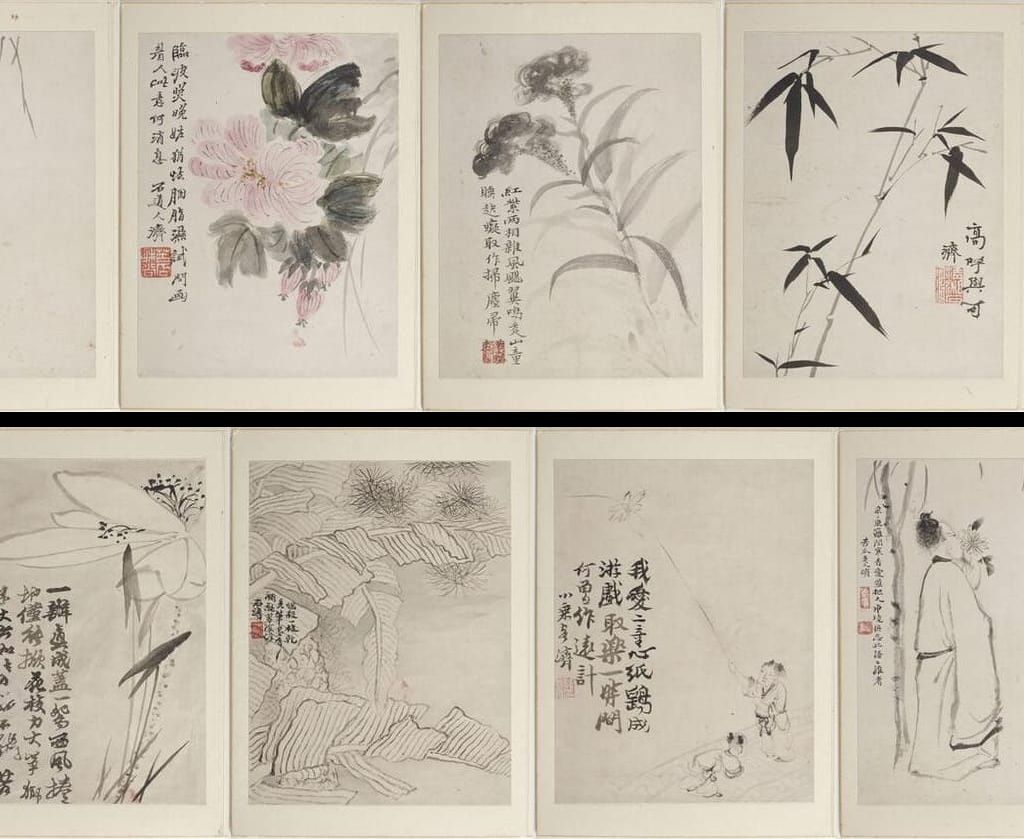 大风堂题清沏山水册预览图