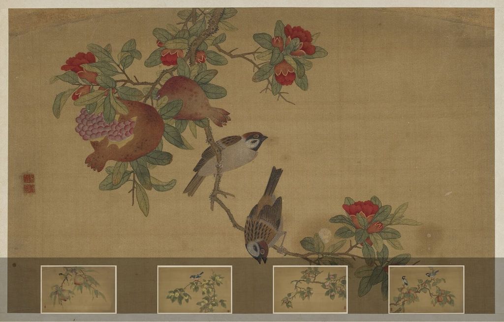 花鸟图册预览图
