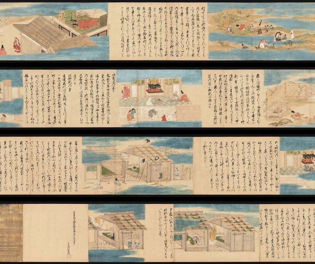 室町时代 星光寺缘起画卷上下卷（上）缩略图