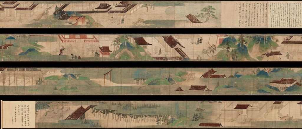 镰仓时代 天狗草纸画卷-延历寺卷预览图