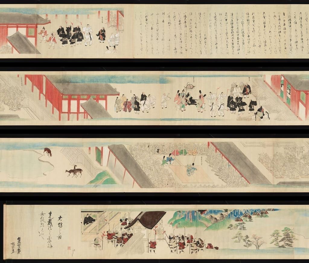 镰仓时代 天狗草纸画卷-兴福寺卷预览图
