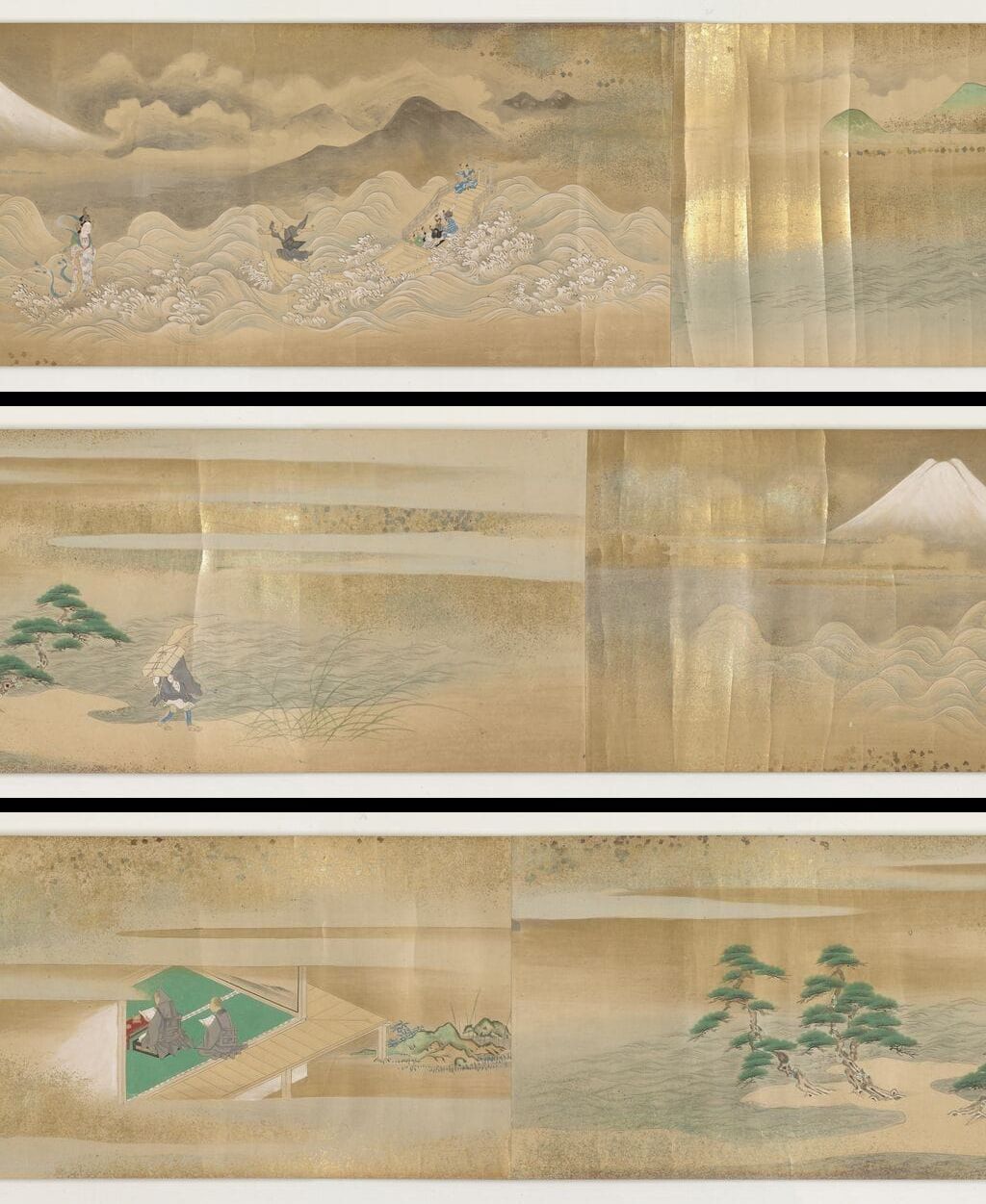 江户时期 山水人物卷预览图
